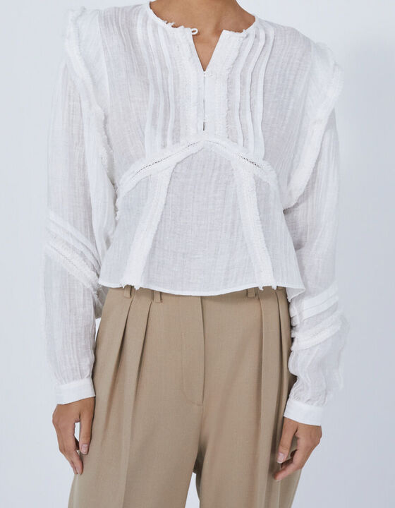 CAMER RUFFLED BLOUSE